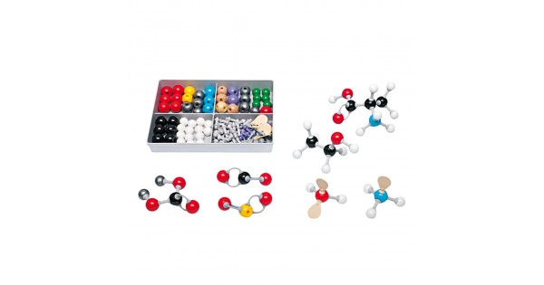 QWORK® 307-delige chemie-moleculaire modelset, organische en anorganische chemie-moleculair model, geschikt voor schoollessen en experimenten